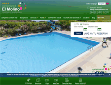 Tablet Screenshot of campingelmolino.com